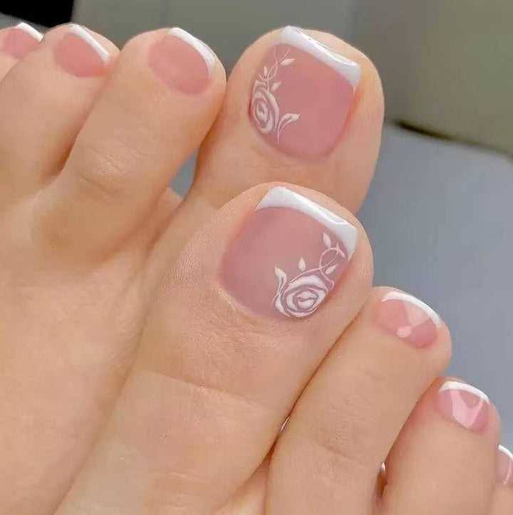 Floral Nail Design Enhancements Kalsten