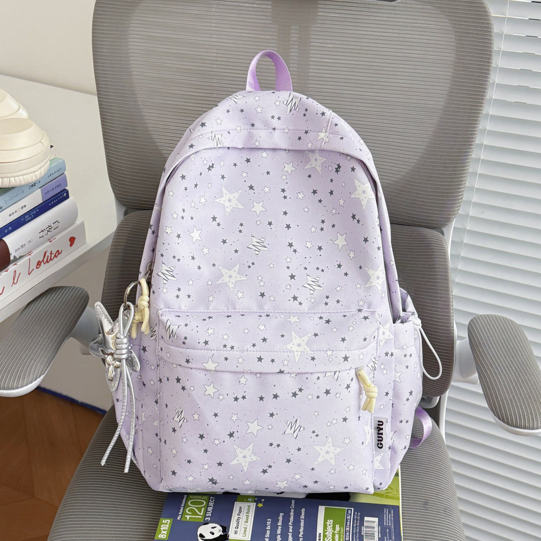 Starry Patterned Casual Backpack