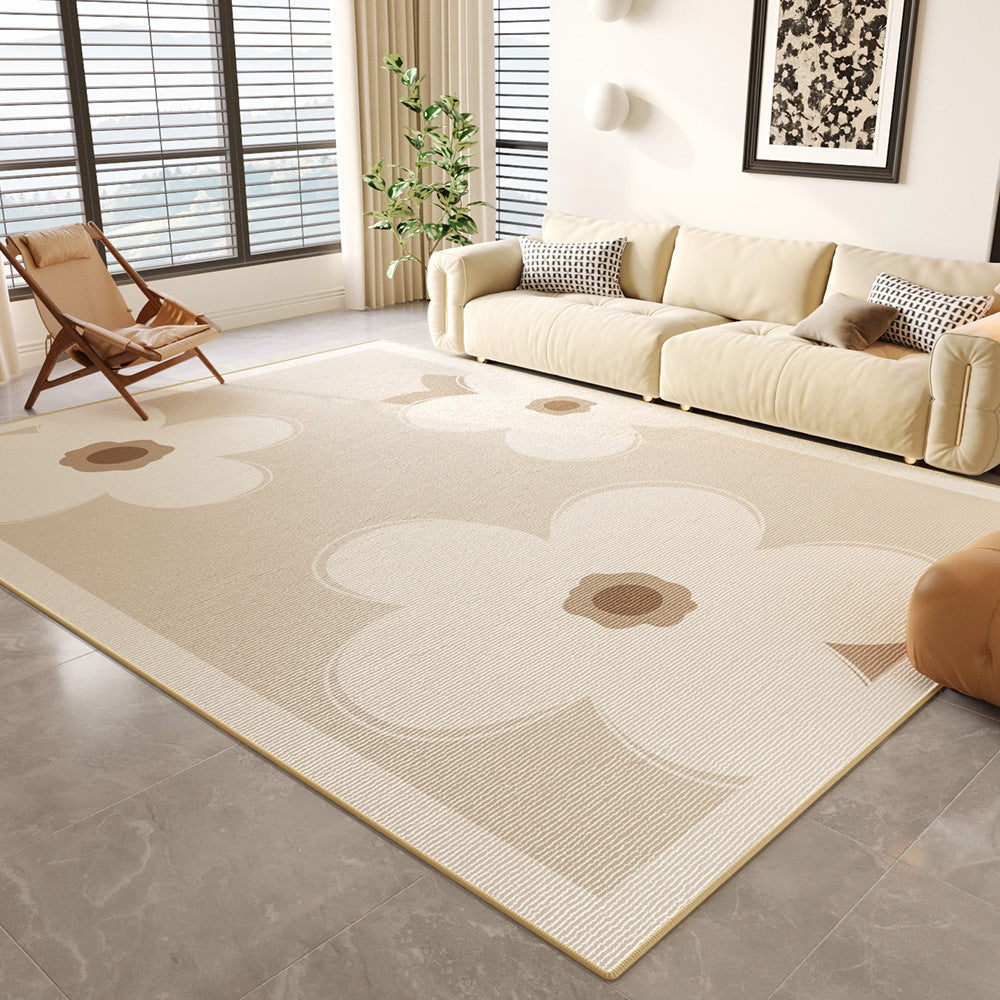 Contemporary Floral Design Area Rug