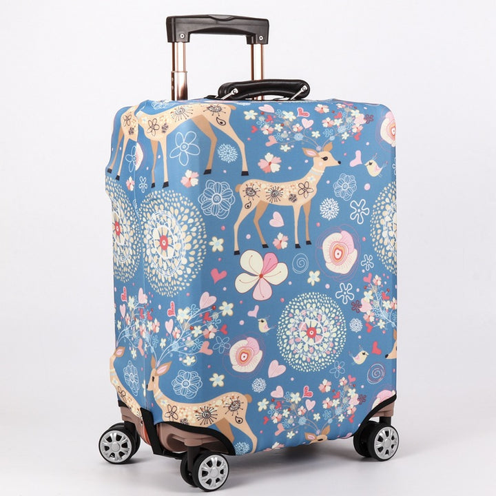 Women's hard-shell suitcase with stylish pineapple motif Kalsten