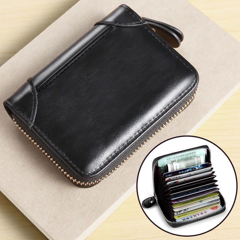Premium Leather Zippered Wallet Kalsten