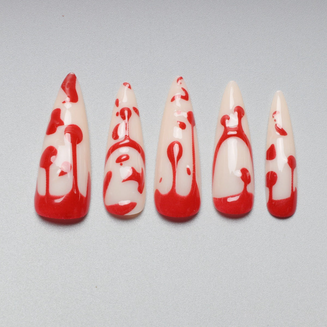 Artistic Halloween Themed Nail Art Kalsten