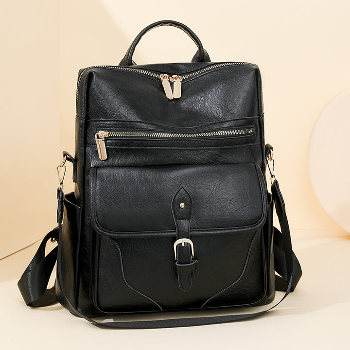 Versatile Leather Backpack Kalsten