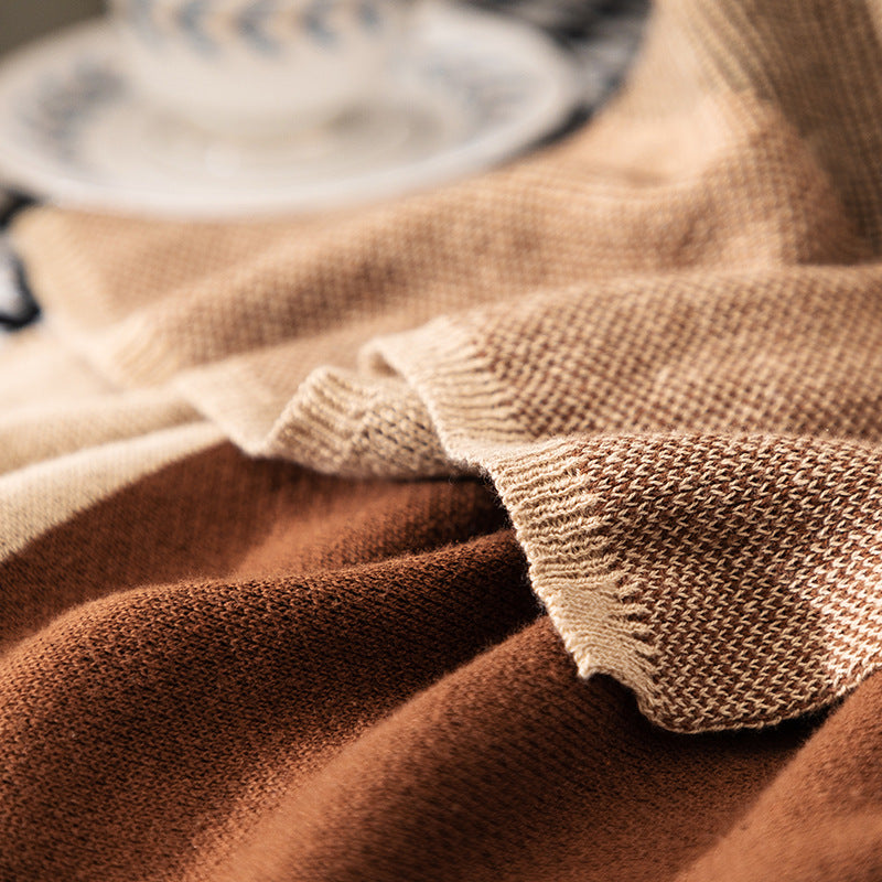 Soft Knit Throw Blanket