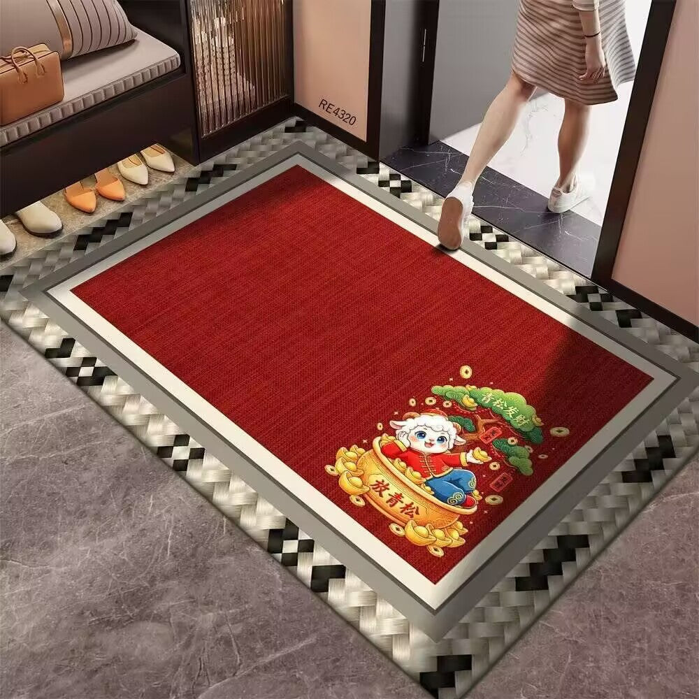 Cute Cartoon Animal Themed Area Rug
