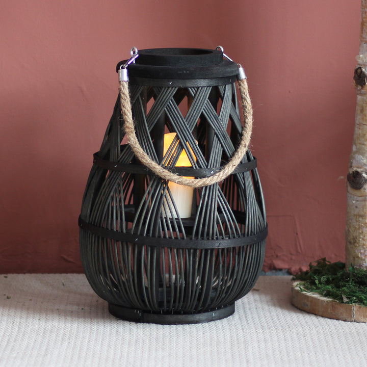 Handmade Rattan Lantern Kalsten