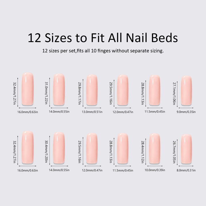 Artificial nail set with floral engravings and elegant embellishments Kalsten