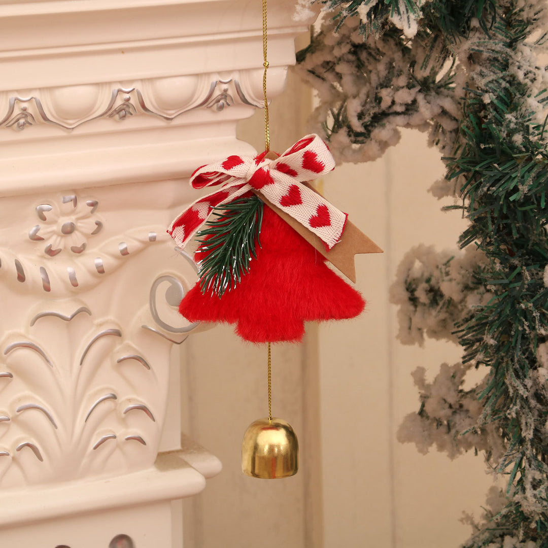Festive Christmas Tree Ornament with Bell Kalsten