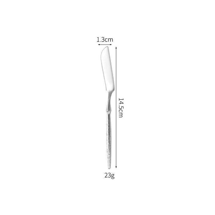 Elegant soup spoon with structured handle Kalsten