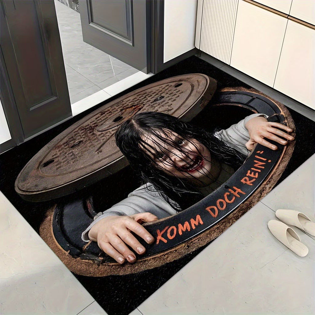 Halloween-Themed Doormat