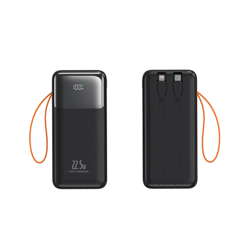 Portable power bank with integrated charging cable and fast charging function Kalsten