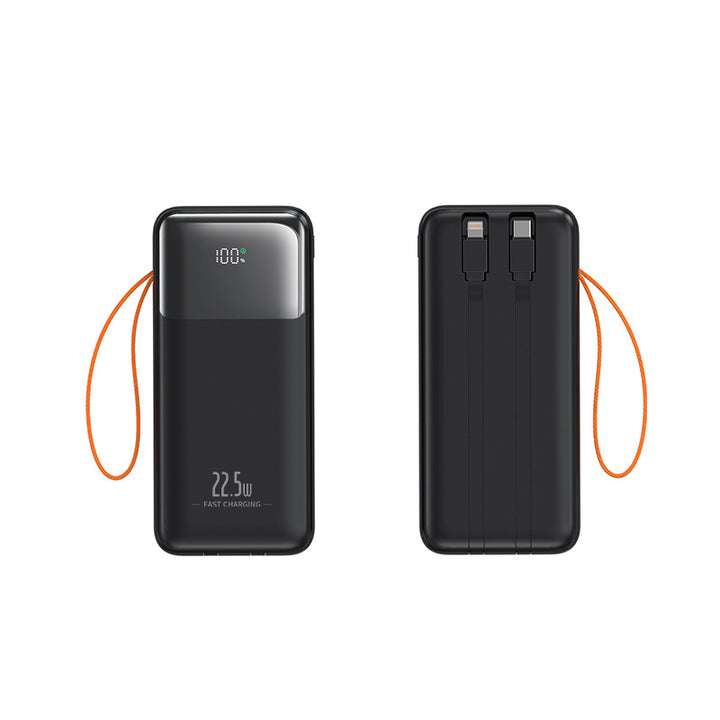 Portable power bank with integrated charging cable and fast charging function Kalsten