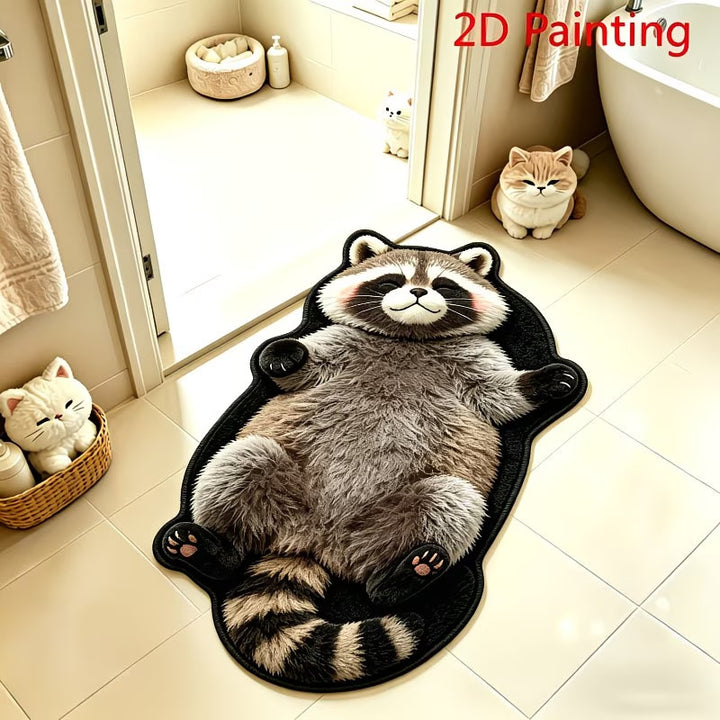 Cat-shaped Decorative Rug