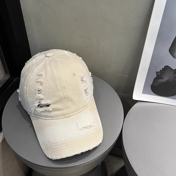 Men's Distressed Denim Cap Kalsten 1784188541