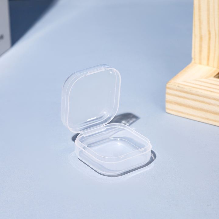 Compact Clear Pill Storage Container Kalsten
