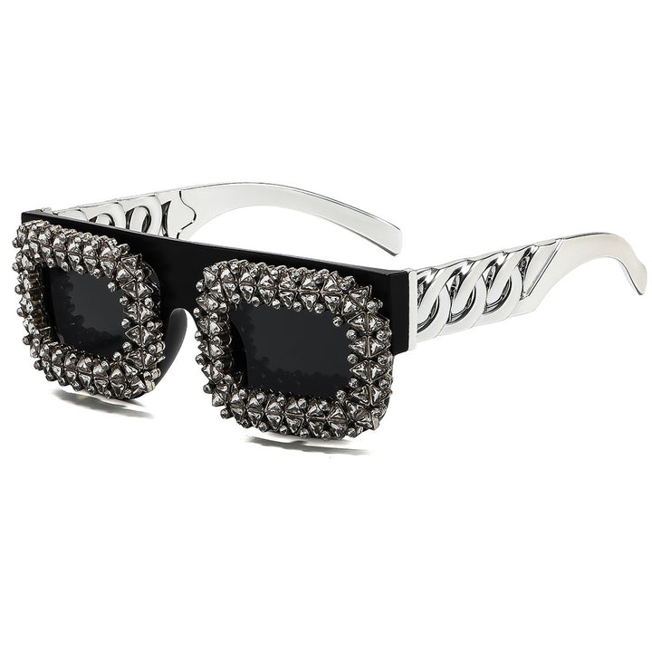 Women's designer sunglasses with extravagant stud embellishments Kalsten