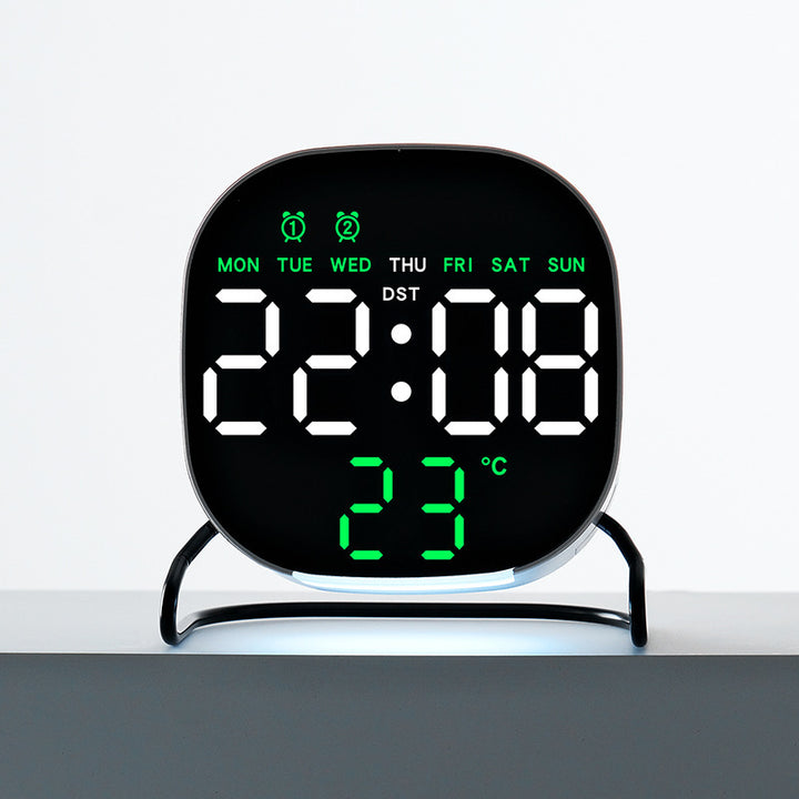 Digital alarm clock with temperature and calendar display Kalsten