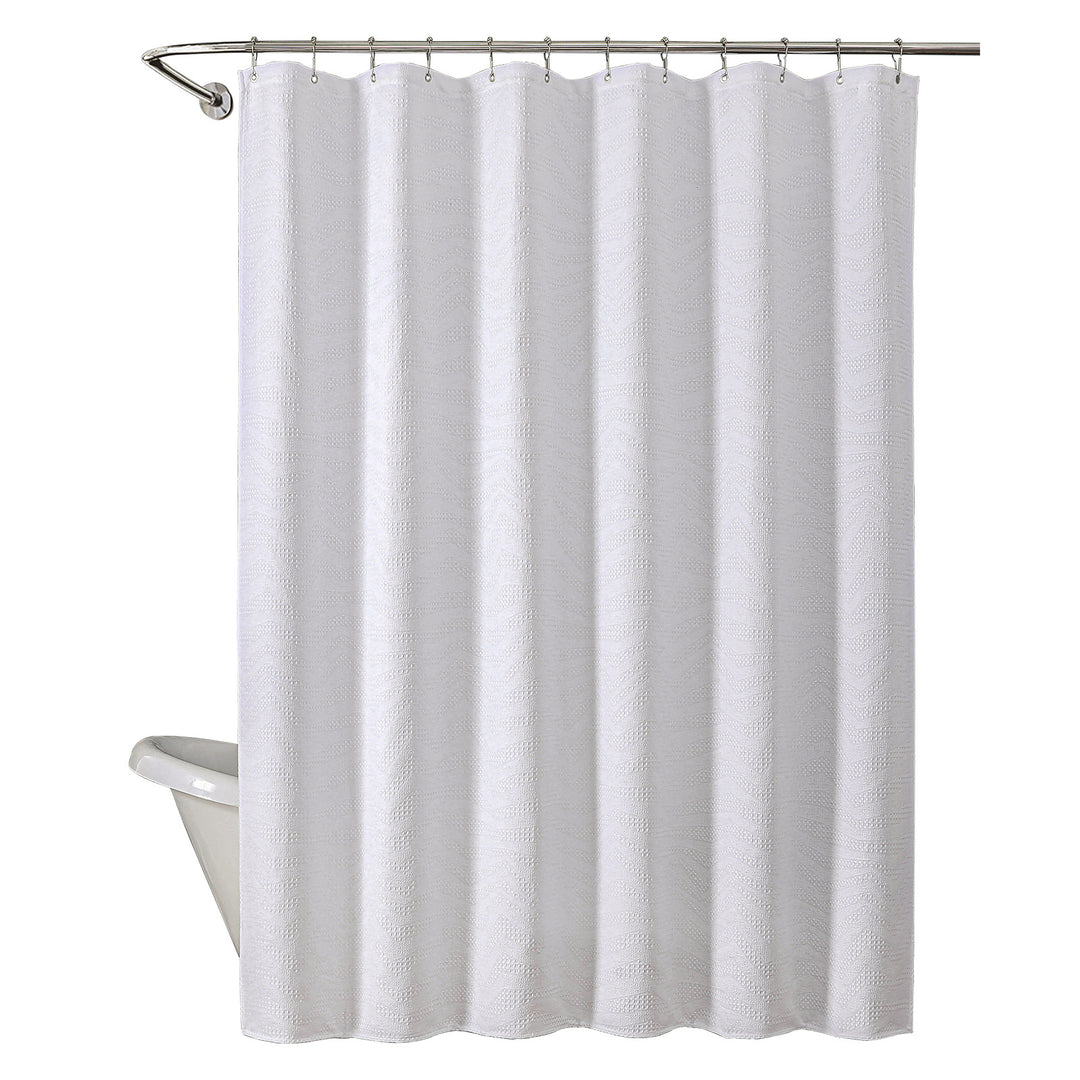 Textured Embossed Shower Curtain Kalsten