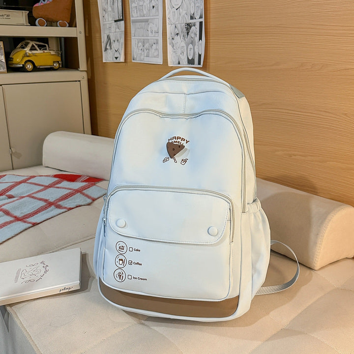Playful Graphic Print Backpack