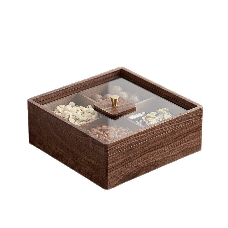 Elegant Wooden Snack Storage Kalsten