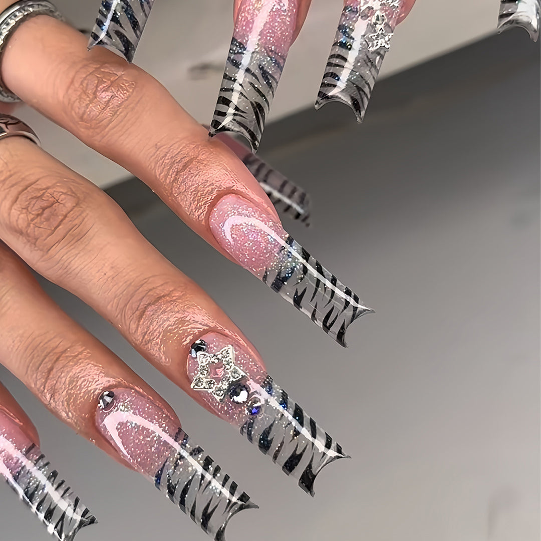 Glamorous Long Nail Art Extensions Kalsten