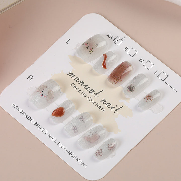 Artisanal Press-On Nail Set Kalsten