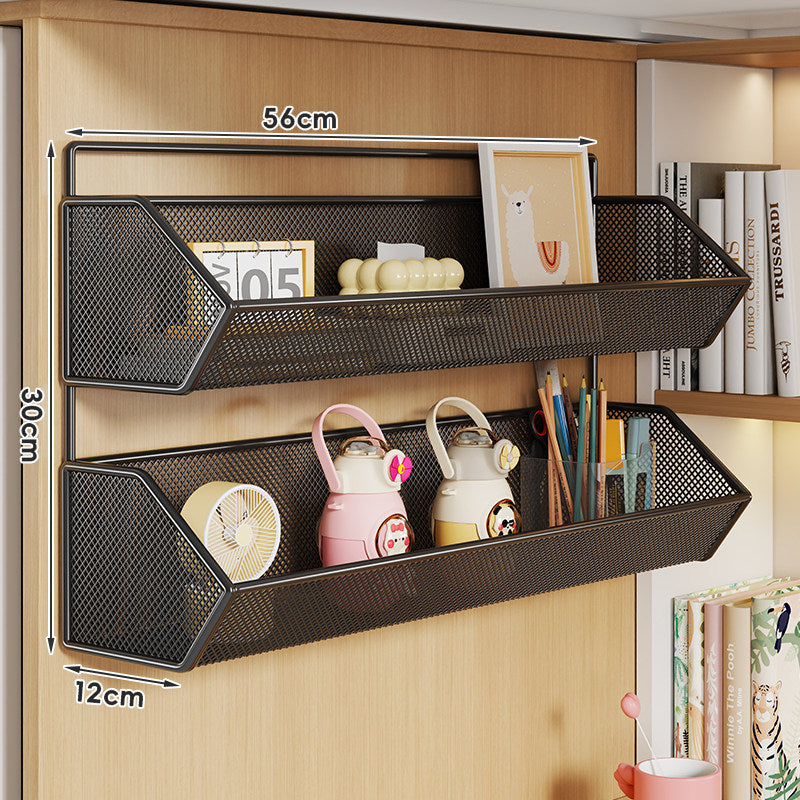 Over-Cabinet Mesh Hanging Storage Basket Shelf Organizer