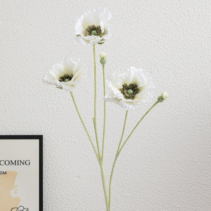 Artificial Romantic Poppy Bouquet