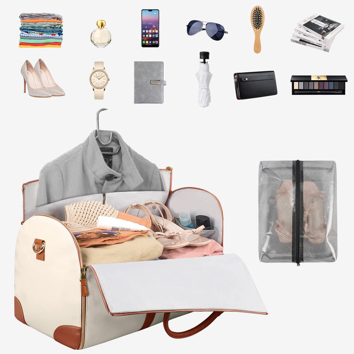 Stylish travel bag with integrated suit compartment Kalsten
