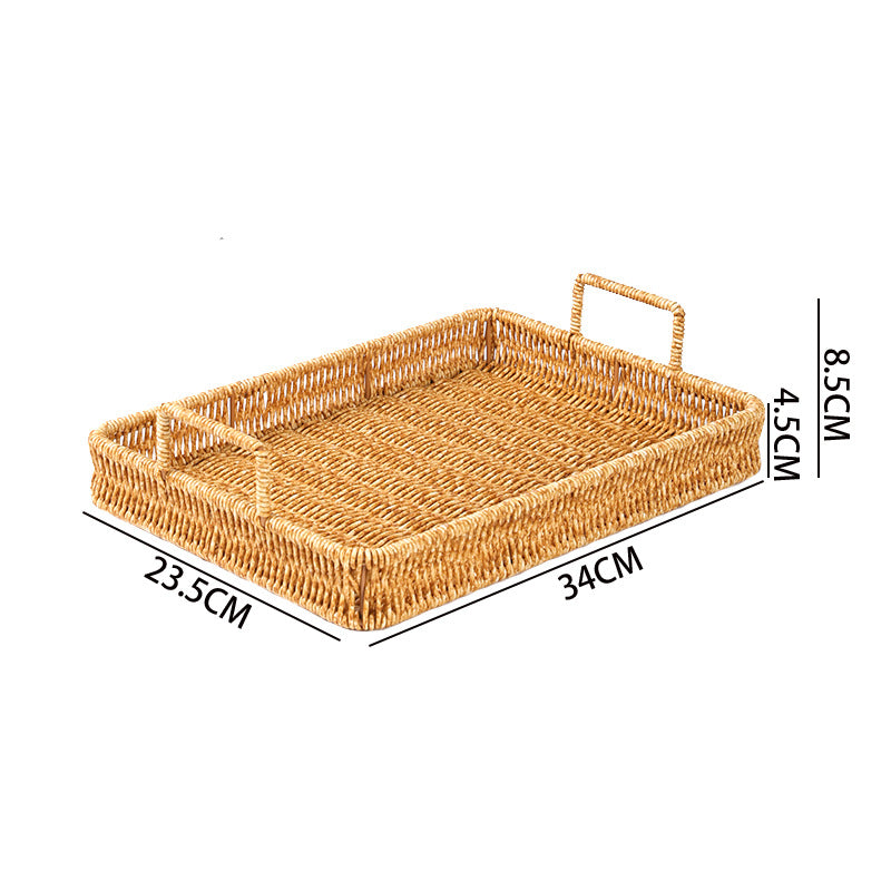 Woven Rectangular Serving Tray Kalsten