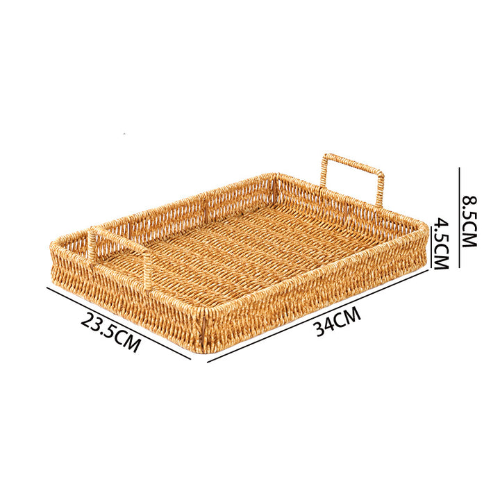 Woven Rectangular Serving Tray Kalsten