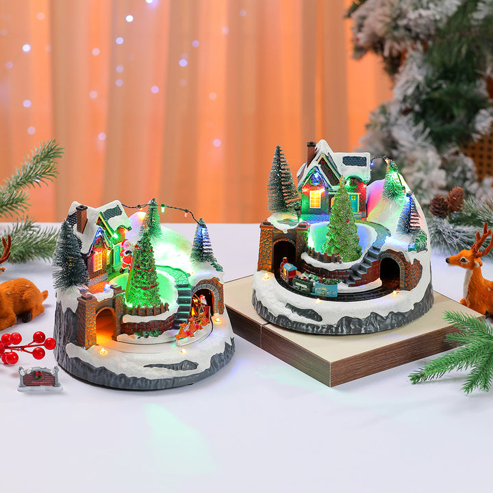 LED Light-Up Christmas Village Display Kalsten