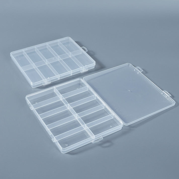 Multi-Divisional Clear Craft Storage Case Kalsten