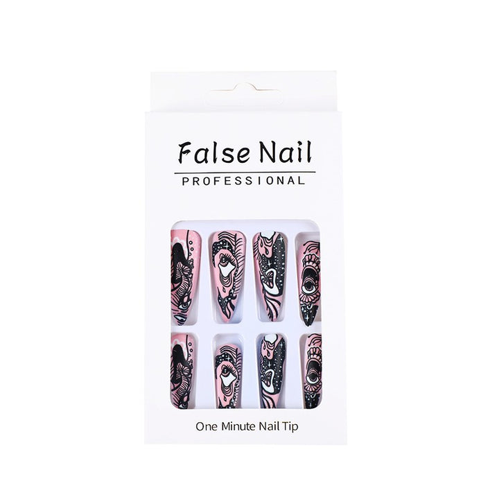 Art nails with artistic motifs Kalsten