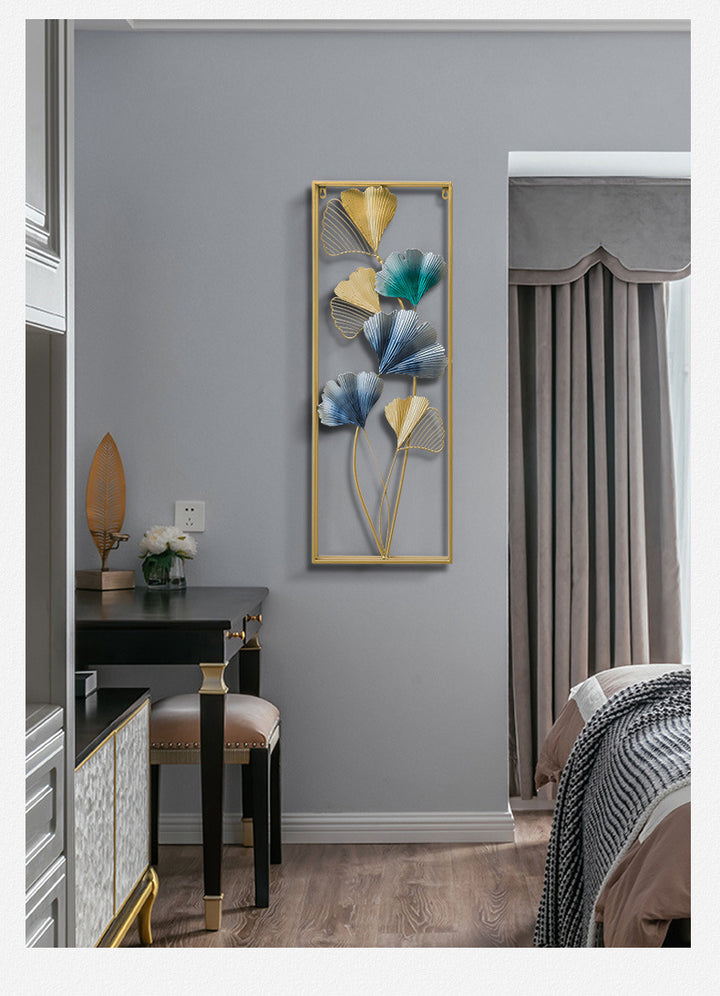 Decorative Wall Art Panel with Floral Design Kalsten