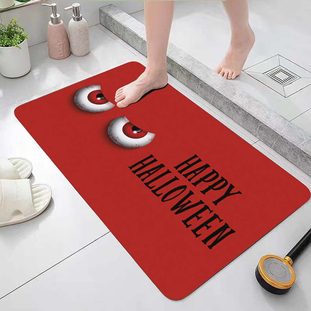 Halloween Theme Decorative Bath Mat