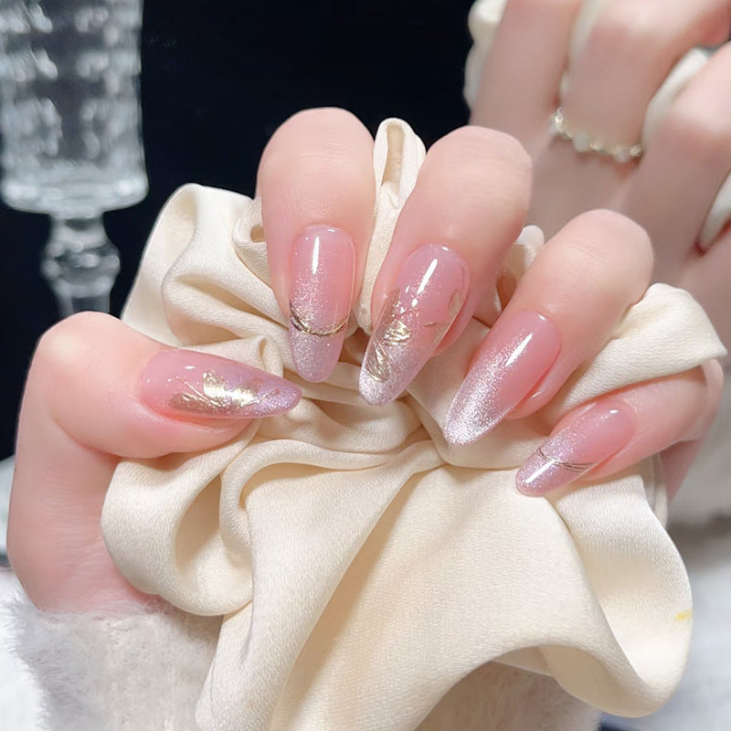 Elegant Ombre Press-On Nail Art