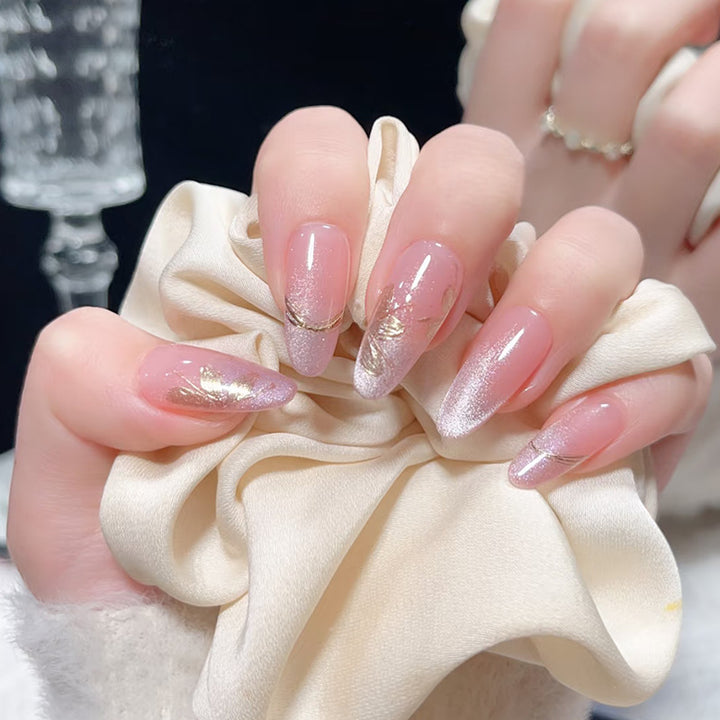 Elegant Ombre Press-On Nail Art
