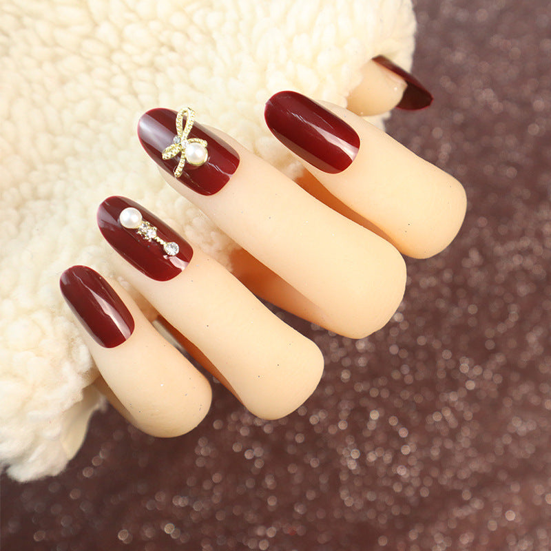 Luxurious Decorative Press-On Nail Set Kalsten