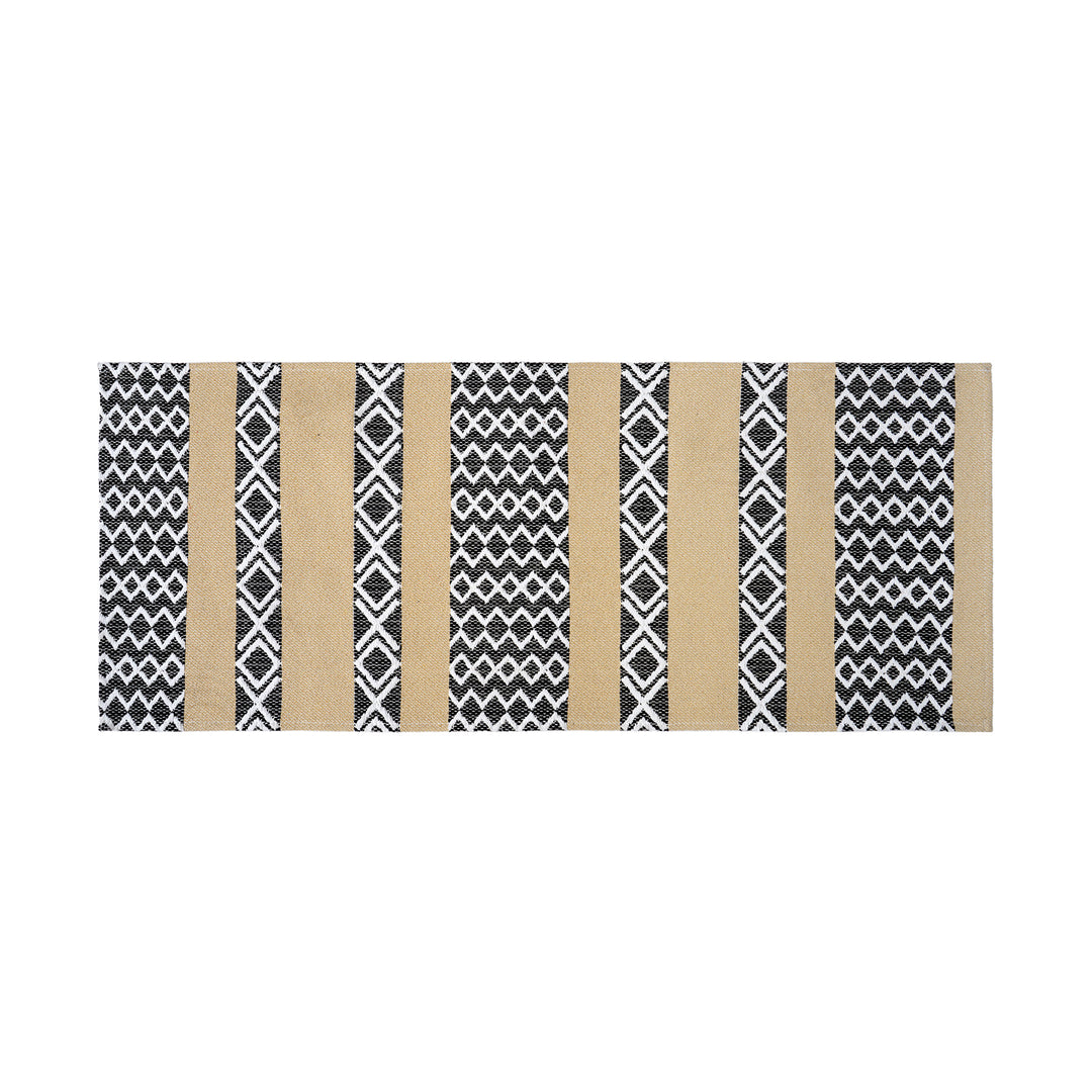 Geometric Pattern Kitchen Runner Mat