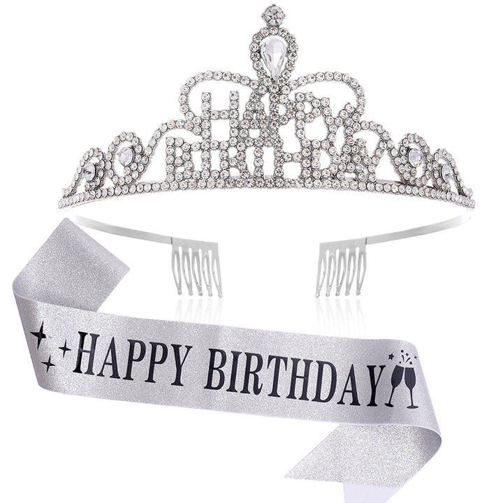 Women Funkenkrone with "Happy Birthday" lettering Kalsten
