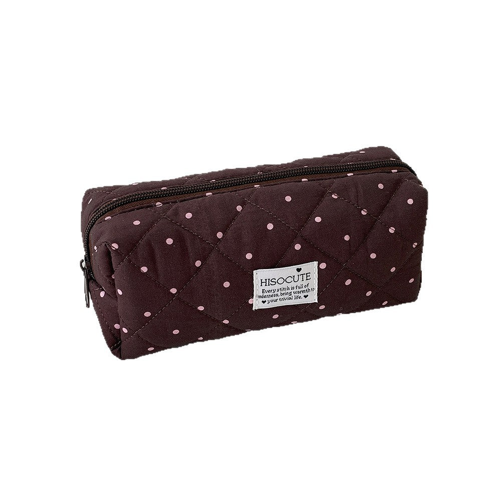 Quilted Elegance Pencil Case