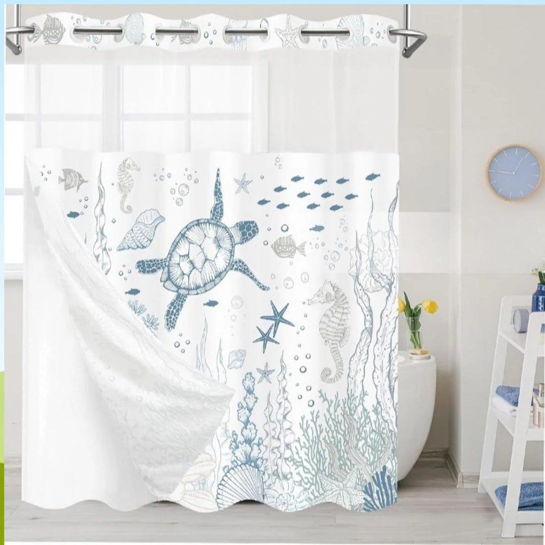 Artistic Floral Shower Curtain Kalsten