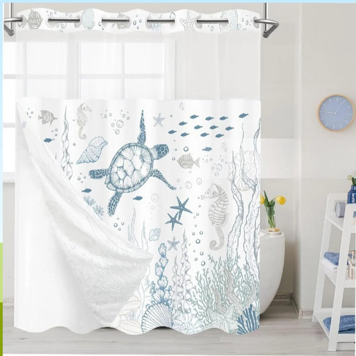Artistic Floral Shower Curtain Kalsten