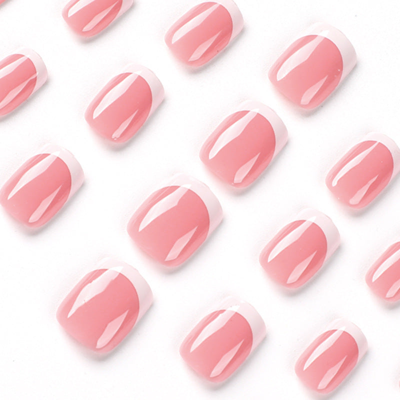 Elegant Nail Art with French Tip Design Kalsten