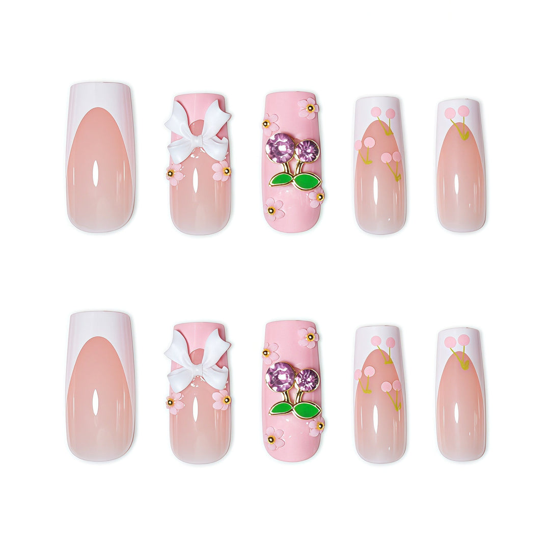 Artistic 3D Floral Nail Art Set Kalsten