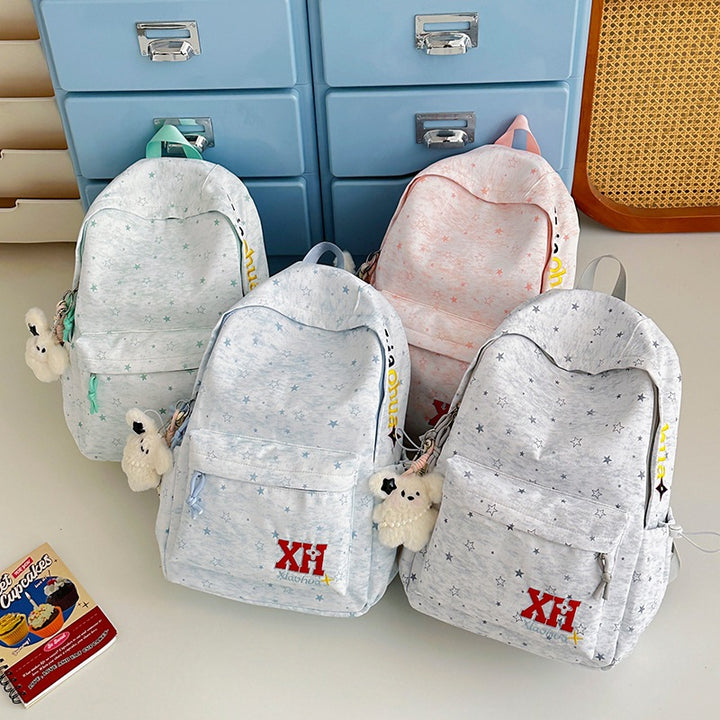 Casual Star-Embellished Backpack Kalsten 1791205546