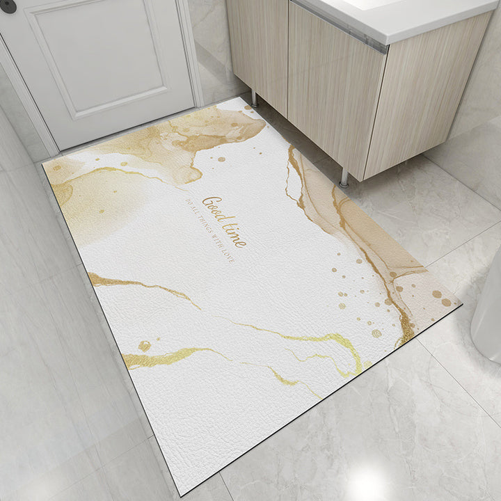 Abstract Design Bath Mat for Bathroom