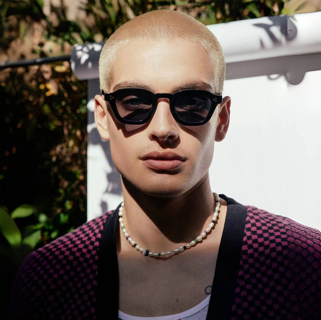 Men's Modern Geometric Frame Sunglasses Kalsten