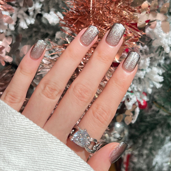 Glittering Nail Extensions Kalsten